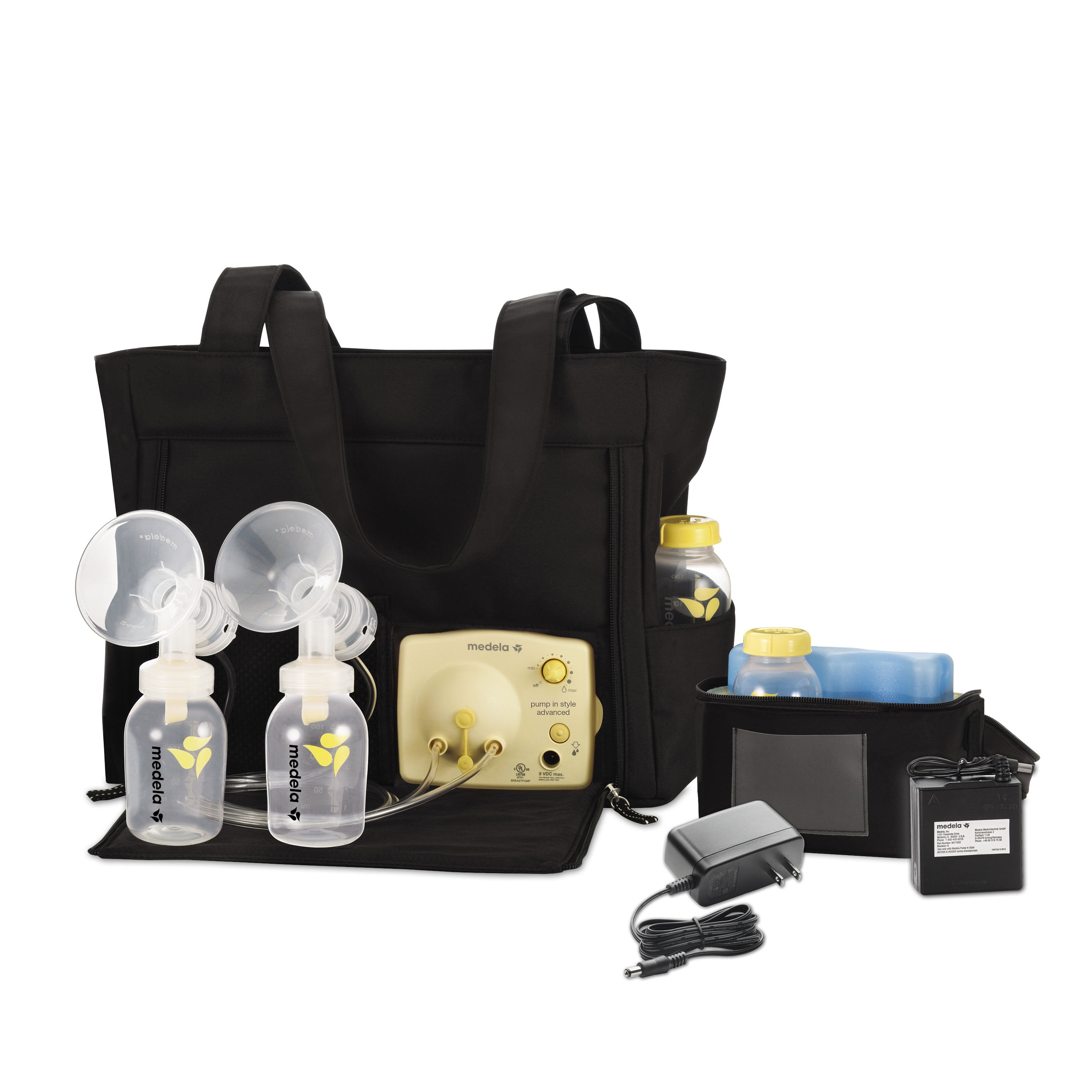 Medela Pump Style Advanced with On-the-go Tote with International Adapter - Walmart.com