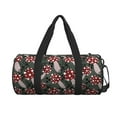thumbnail image 2 of Fotbe Autumn Forest Mushrooms Pattern Foldable Sports Gym Bag with Wet Dry Pocket, Ultralight Travel Bag, Large Capacity Duffel Bag, Splash Proof Carry on Bag, Overnight Bag, Weekender Bag, 2 of 8