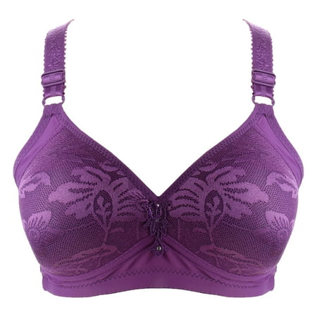 

Egmy Women Solid Bra Wire Free Underwear One-Piece Bra Everyday Underwear