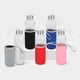 thumbnail image 2 of Cilindro de vidrio/Con funda removible capacidad de 500ml negro 6.5 x 22, 2 of 4