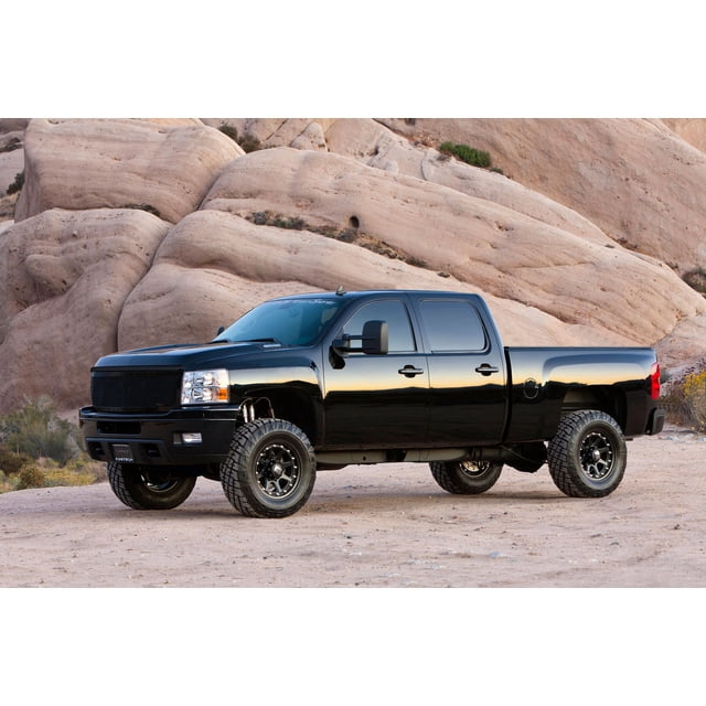 Fabtech Motorsports Leveling Kit Suspension K1064 Ultimate System; 4 Inch Lift; With Front And Rear Performance Shock Absorbers; Black Components/White Shock Absorbers