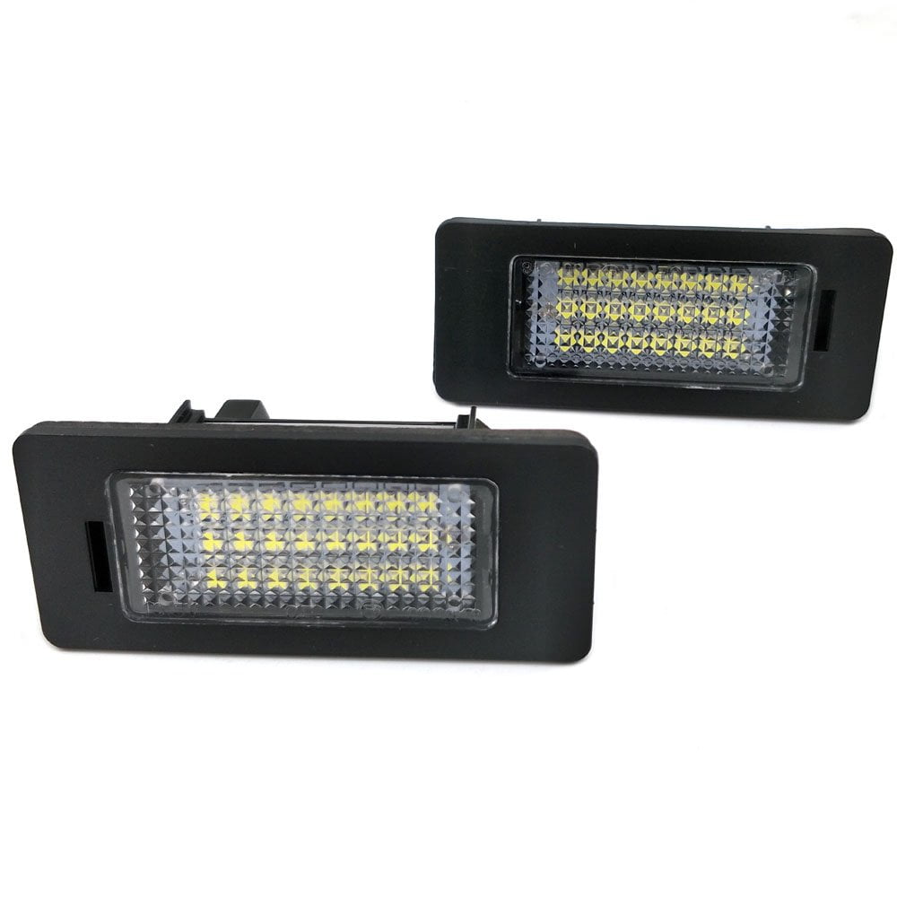 Nikauto 2Pcs 6000k 3528SMD License Plate Light Lamp for BMW E60 E61 E81 E82 E90 E91 E92 E93 E39 X1/E84 X5/E70 X6/E71