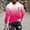 Pink, variant on Goodtrade8 Crew Neck Winter Tops for Men 2025 Gradient Athletic Plus Size Long Sleeve Hot Pink Mens Shirts Plus Size