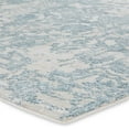 thumbnail image 2 of Clara Floral Rectangular Area Rug in Silver and Blue (3 ft. L x 2 ft. W), 2 of 5
