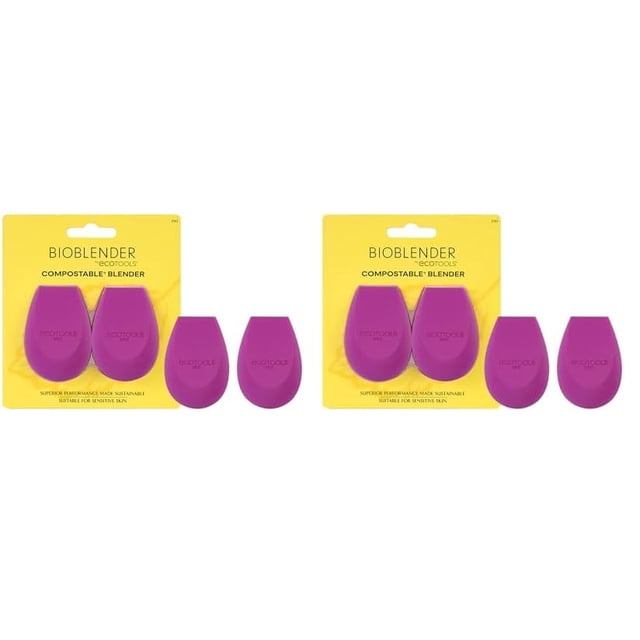 Esponjas para mezclar maquillaje EcoTools Bioblender Duo, 2 unidades