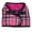 Hot Pink, variant on Plaid Sidekick Harness