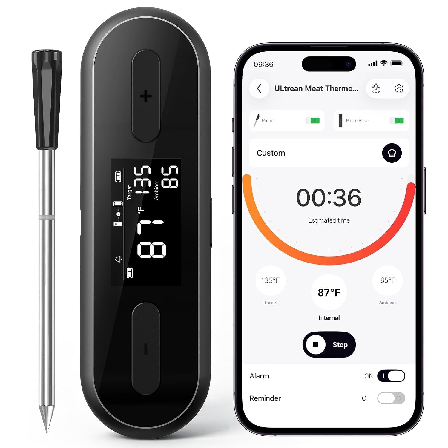 MEATER, Meat Thermometer, Wireless Bluetooth, 1000°F Grilling