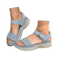 thumbnail image 3 of WILLBEST Sandalias Casuales Para Mujer Sandalias Cómodas Para Uso Diario Con Diseño Hueco Y Cierre Para Atuendos Casuales Y Actividades De Verano, 3 of 9