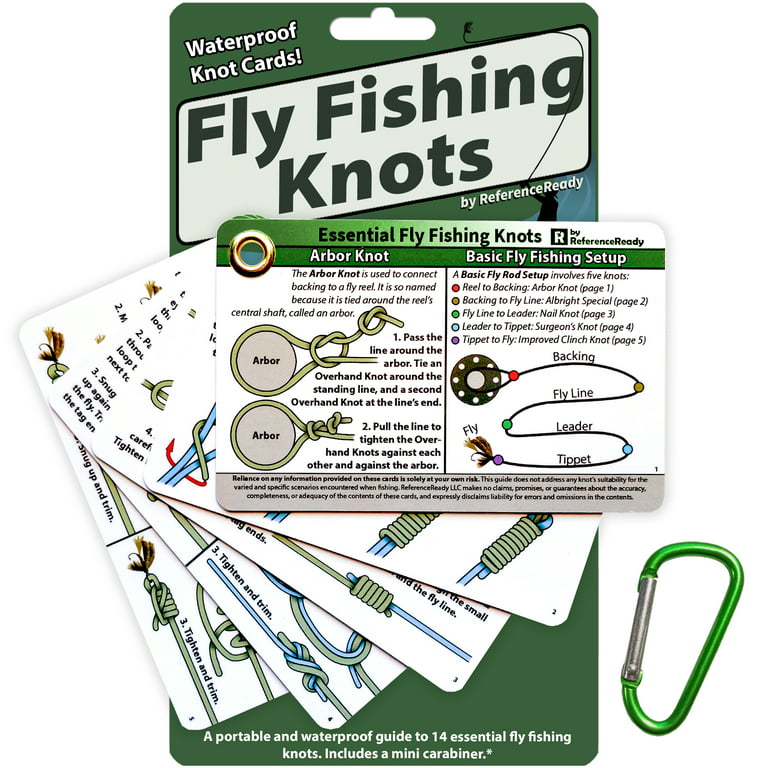Essential Fly Fishing Knots Waterproof Guide To Fly Fishing, 55% OFF