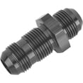 thumbnail image 2 of Straight Aluminum Bulkhead Flare Fitting, Black, -12 AN, 2 of 6