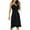 Black, variant on Bigersell Plus Size Dresses Women's Fashion V-Neck Solid Lace Sleeveless Knee Length Sling Dress Regular Fit & Flare Dress Style 41521, Female Ankle-Length Dresses White L