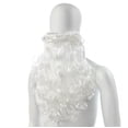 thumbnail image 4 of Green Sky Christmas White Santa Claus Costume Wig and Beard Set for Adult, 4 of 5