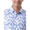 thumbnail image 4 of Ben Hogan Performance Men's & Big Men's Fall Leaf Print Short Sleeve Polo Shirt, up to 5XB, 4 of 8