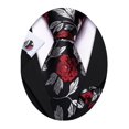 thumbnail image 1 of Set de corbata Barry.Wang floral de seda 150 cm de largo y 8,5 cm de ancho, 1 of 5