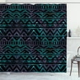 thumbnail image 1 of Ambesonne Grunge Shower Curtain, Space Themed Arrows, 69"Wx84"L, Multicolor, 1 of 2