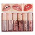 thumbnail image 4 of Kit de 6 bases de brillo labial de colores claros, lápiz labial hidratante, maquillaje de larga duración, 4 of 5