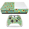 thumbnail image 1 of Skin de fibra de carbono MightySkins para Microsoft Xbox One S - Aguacates espuma de mar | Acabado texturizado de fibra de carbono, protector y duradero | Fácil de aplicar, quitar y cambiar de estilo, 1 of 1
