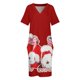 thumbnail image 4 of White 50s 60s Retro Holiday Tribute Loose Pocket Dress dress women elegant luxury elegant party dress for women 2025, 4 of 7