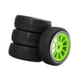 thumbnail image 4 of Almencla 4 Pieces 1/8 RC Car Tires Tires Wheel DIY Replacement RC Spare Parts Remotes Control Vehicle Short Course Truck Crawler Truck green, 4 of 8