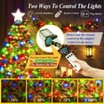 thumbnail image 2 of Guirnalda de Luces para Árbol de Navidad 410 LED 2m x 16 Multicolor, 2 of 8