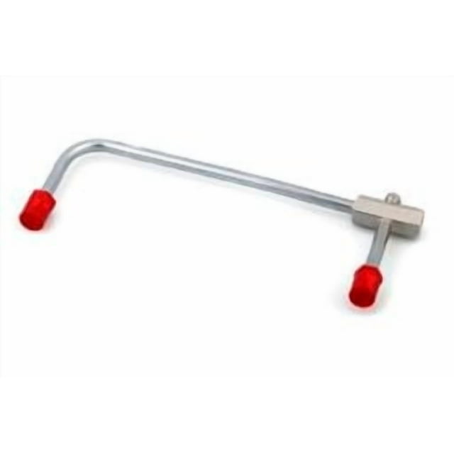 Holley Performance Carburetor Fuel Line 34-160 For Use With Dual Feed Carburetor; 8 21/32 Inch Center-to-Center Length; Chrome