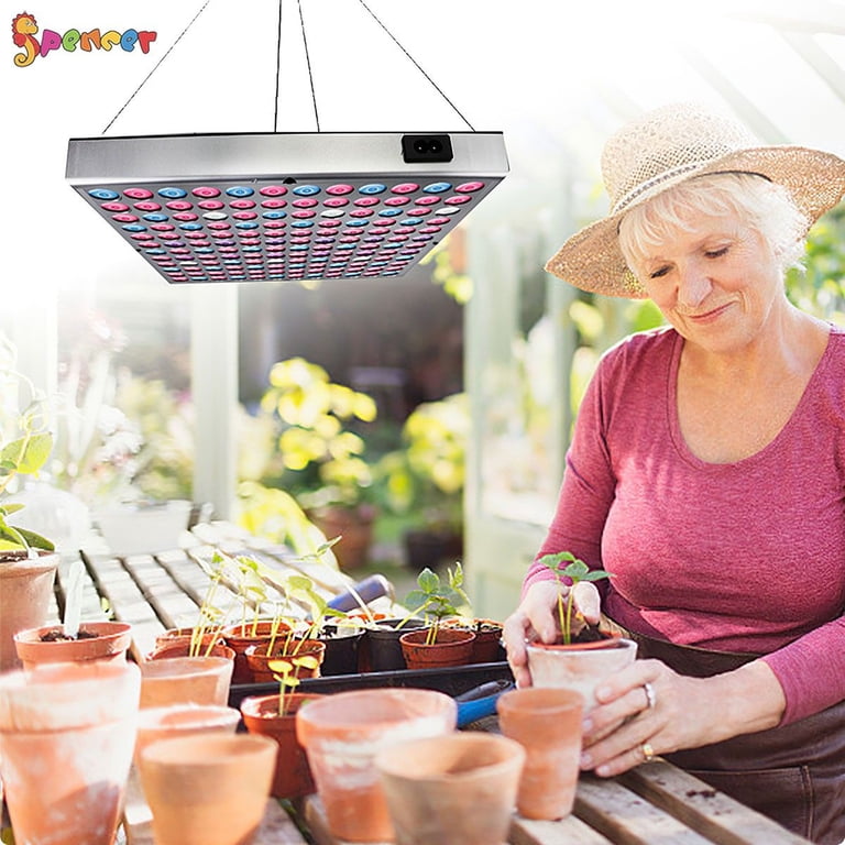 Spencer 800w 75 LED Grow Light Panel Hydroponic Indoor & Outdoor Plant Growth Lamp Full Spectrum High Light Absorption for Balcony Garden Greenhouses