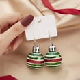 thumbnail image 2 of PuSpu Christmas Ball Pendant Earrings Christmas Ornaments, 2 of 6