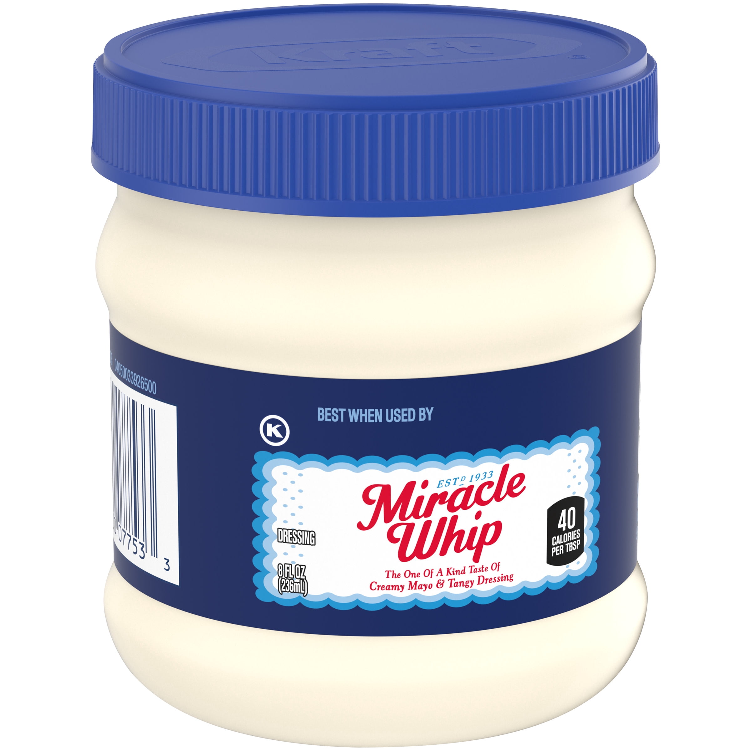 (12 pack) Miracle Whip Dressing, 8 fl oz Jar
