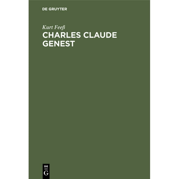 Charles Claude Genest, (Hardcover)
