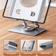 thumbnail image 5 of Soporte para computadora portátil, soporte ajustable para computadora, base giratoria de 360 grados, eje giratorio doble, totalmente plegable, 5 of 5