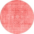 thumbnail image 1 of Ahgly Company Indoor Round Persian Red Traditional Area Rugs, 5' Round, 1 of 4