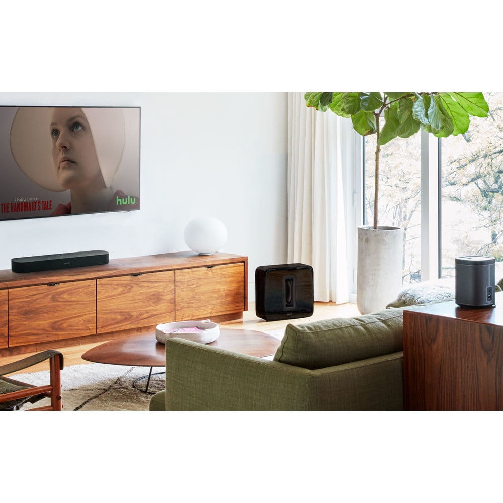 Restored Sonos Beam Black Smart Compact Soundbar (Refurbished)