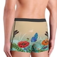 thumbnail image 5 of Kll Colorful Plants And Insects Men'S Cotton Boxer Briefs Underwear-X-Large, 5 of 9