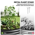 thumbnail image 4 of Outsunny Raised Garden Bed, 6' x 3' x 1' Galvanized Planter Box, Dark Grey, 4 of 10