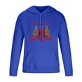 thumbnail image 4 of IROINNID Christmas Mens Hoodie Two-Pieces Sets Xmas Print Hooded Pullover with Sweatpants Winter Warm Holiday Funny Sets,Blue, 4 of 4