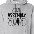 thumbnail image 3 of Inktastic Some Assembly Required Right Leg Amputee Adult Hoodie Sweatshirt, 3 of 4