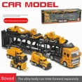 thumbnail image 2 of GYRATEDREAM Kids Toys Car Diecast Engineering Construction Transport Vehicles Truck Toys Set Metal Model Car Garbage Truck Tanker Truck Delivery Truck Dump Truck Digger Truck Mixer Truck for Boys, 2 of 10