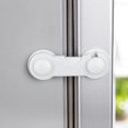 thumbnail image 4 of Cabinet Locks Adhesive Baby Proofing Latches Multi-Purpose 1Pc, Perfect For Busy Parents To Secure Cabinets And Create A Safe Home For Toddlers, Improved Double Press Design, 4 of 7