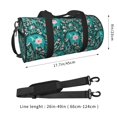 thumbnail image 2 of Balery Lephants in the Jungle Bolsa de Gimnasio para Mujeres y Hombres, Bolsa de Viaje Impermeable, Bolsa de Fin de Semana con Compartimento para Zapatos y Bolsillo Húmedo, 2 of 6