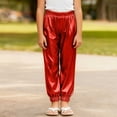 thumbnail image 2 of Zshosam Pantalon de Survêtement pour Filles Jambe Grand Adolescentes Décontracté Style de Rue Polyvalent Tendance Décontracté Confortable Doublé Pantalon à Jambe Droite Taille 3T 4T,(Rouge 3-4 Ans), 2 of 6