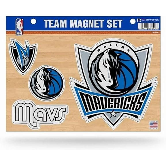 Mavericks Die Cut Team Magnet Set Sheet, 8.5 x 11"