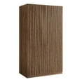 thumbnail image 1 of Pemberly Row Garde-Robe Contemporaine en Bois, Fini Noyer, 1 of 11