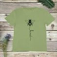 thumbnail image 5 of Wangmeiwg Women's Floral Print Round Neck T Shirt | Casual Short Sleeve Tee | Comfortable & Stylish Phrasing Shirt, 5 of 5