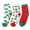 Green, variant on DJN Woemn Mens Socks 3 Pairs Christmas Printed Fuzzy Socks Thick Fluffy Warm Winter Cozy Plush Soft Sleep Home Socks for Women Men Christmas Socks