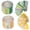 Yellow, variant on 80Pcs Jelly Roll Fabric - 40 Assorted Floral Prints, ( 2.55 x 19.6 Inch) for Quilting, Sewing, and DIY Projects for Blanket, Rug, Upholstery, Home Decor, and Purse Making, Cottagecore(Blue)