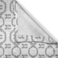thumbnail image 3 of Ambesonne White Lace Print Kitchen Curtains, Vintage Flora Art, 55"x36", Dark Grey Pearl, 3 of 3