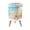 Color 3, variant on Small Trash Can with Lid Seashells Starfish Golden Beach Blue Ocean Waves 1.8 Gallon Dog Proof Trash Can Round Garbage Can Waste Bin Wastebasket for Bathroom Bedroom