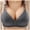 Dark Gray, variant on Women'S Bras Women's Bralette Wireless Padded Bra Top Everyday Basic Deep V-Neck Pink X-Large