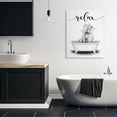 thumbnail image 2 of Stupell Industries Elephant Bathroom Relax Text Animal Tub Sketch Canvas Wall Art Design by Rachel Nieman, 36" x 48", 2 of 4