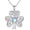 Style 3, variant on 925 Sterling Silver Moonstone Necklace, Featuring Various Pattern Moonstone Pendant Jewelry Gift for Mother Women With 18+2inches Chain